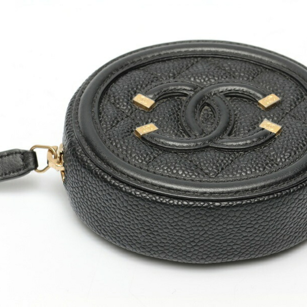 CHANEL Authentic Black Caviar Leather Wallet - Picture 3 of 6